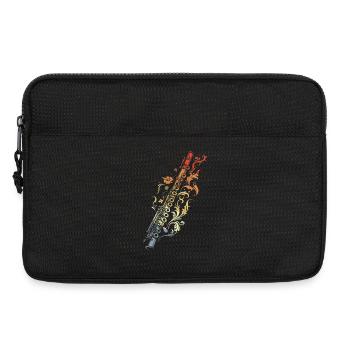 Flute Graphic Retro Style - Laptop bag 13" - black - Front