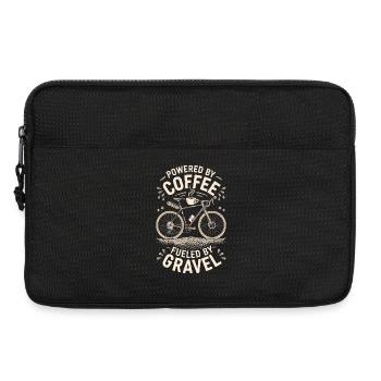 Grafik für kaffeebetriebene Fahrräder - Laptoptasche 13" - Schwarz - Vorne