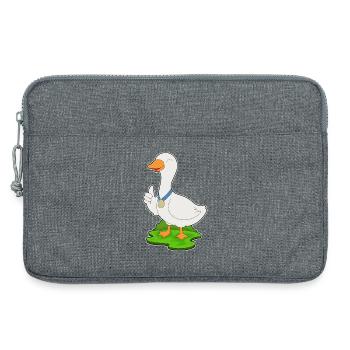 Médaille du canard - Sacoche pour ordinateur portable 13 pouces - gris chiné - Devant