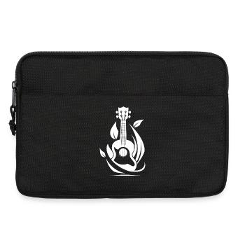 Ukulele Graphics - Laptop bag 13" - black - Front