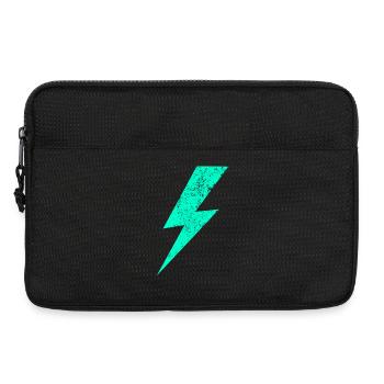 Electric flash in pastel - Laptop bag 13" - black - Front