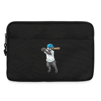 Dachs Baseball Baseballschläger - Laptoptasche 13" - Schwarz - Vorne