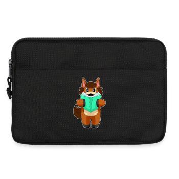 Pferd Buch - Laptoptasche 13" - Schwarz - Vorne
