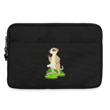 Meerkat Cricket Cricket Bats - Laptop bag 13" - black - Front