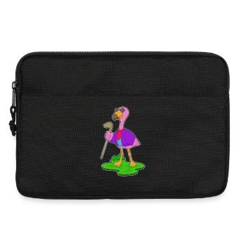Flamingo Sunglasses - Laptop bag 13" - black - Front