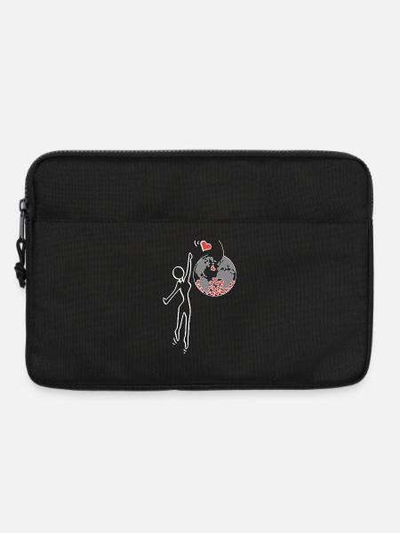 Gib Liebe - Laptoptasche 13" - Schwarz