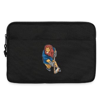 Bâton de hockey sur glace Lion - Sacoche pour ordinateur portable 13 pouces - noir - Devant