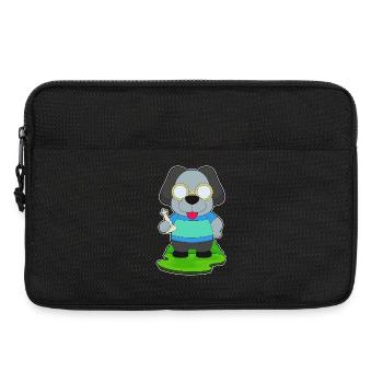 Dog Chess Piece Queen Chess - Laptop bag 13" - black - Front
