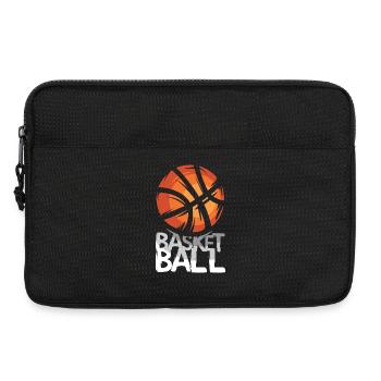 Basketball Graphics – Street Style Design - Laptop bag 13" - black - Front