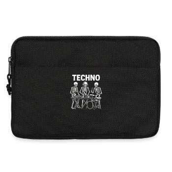 Electro Skeletons Performing Live - Laptop bag 13" - black - Front
