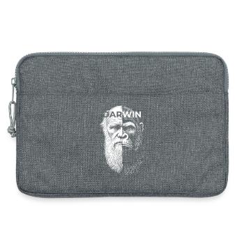 Darwin Gorilla Split Portrait Design - Laptoptasche 13" - Grau meliert - Vorne