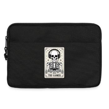 Tarot Card Skeleton Video Game Halloween Gamer - Laptoptasche 13" - Schwarz - Vorne