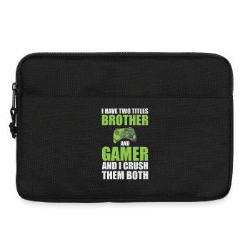 Brother Gamer Confidence Tee - Laptop bag 13" - black - Front