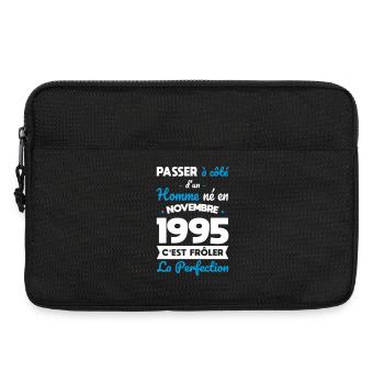 30th Birthday - Born in November 1995 - Laptop bag 13" - black - Front