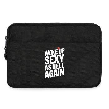 Woke Up Sexy as Hell Again - Laptop bag 13" - black - Front
