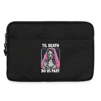 Bride or The Bachelor Party Gift Zombie Bride - Laptop bag 13" - black - Front