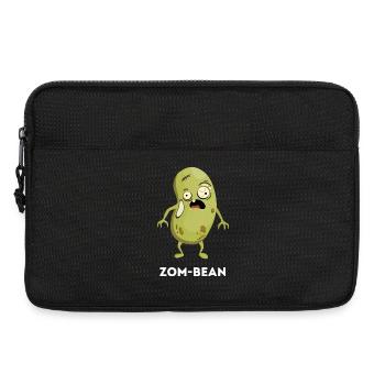 Zom-bean – Lustiges Zombie-Bohnen-Wortspiel - Laptoptasche 13" - Schwarz - Vorne