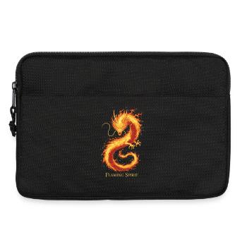 Flaming Ghost Dragon - Laptop bag 13" - black - Front