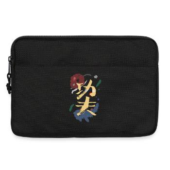 Kungfu in Chinese - Background Abstract - Laptop bag 13" - black - Front