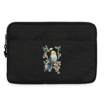 Perruche ondulée - Sacoche pour ordinateur portable 13 pouces - noir - Devant