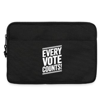 Every Vote Counts - Laptop bag 13" - black - Front