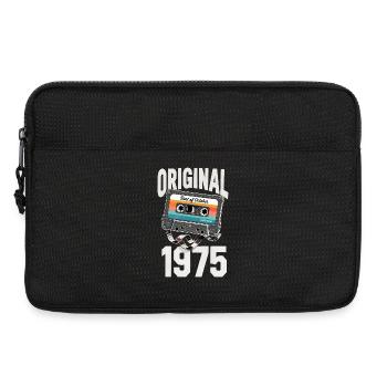 Oktober 1975 Legende Vintage Kassette Geschenk - Laptoptasche 13" - Schwarz - Vorne