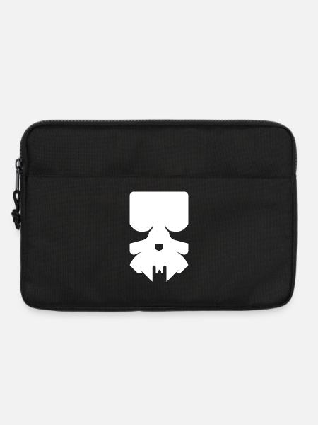 Moderner Skull – Stylischer Totenkopf - Laptoptasche 13" - Schwarz