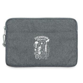Cadeau de la brasserie Steampunk - Sacoche pour ordinateur portable 13 pouces - gris chiné - Devant