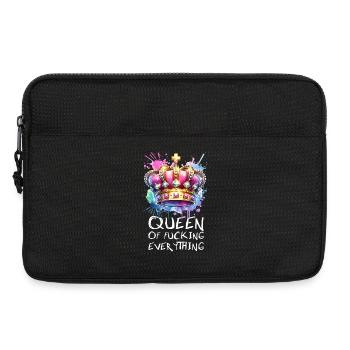 Königin Von Allem Mit Attitüde Und Stil - Laptoptasche 13" - Schwarz - Vorne