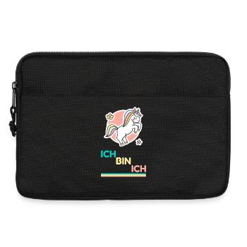 Pastel Unicorn I Am I - Laptop bag 13" - black - Front