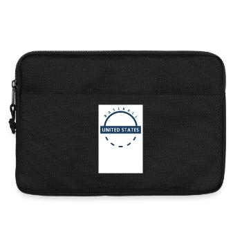 Emblème de Baseball USA - Sacoche pour ordinateur portable 13 pouces - noir - Devant