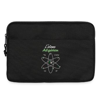 Die algerische Atomflagge Algerien Wissenschaft - Laptoptasche 13" - Schwarz - Vorne