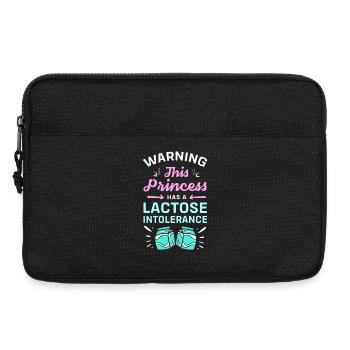 Flatulence, allergie au lait, intolérance au lactose - Sacoche pour ordinateur portable 13 pouces - noir - Devant