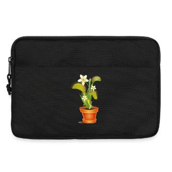 Déléve attrape-mouches en pot – illustration colorée - Sacoche pour ordinateur portable 13 pouces - noir - Devant