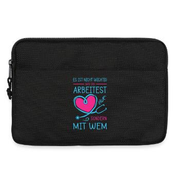 Nurse Gifts Nursing Funny Nurse - Laptop bag 13" - black - Front