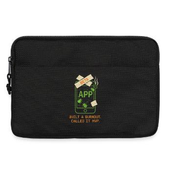 Startup-gründer Survivor Burnout Recover - Laptoptasche 13" - Schwarz - Vorne