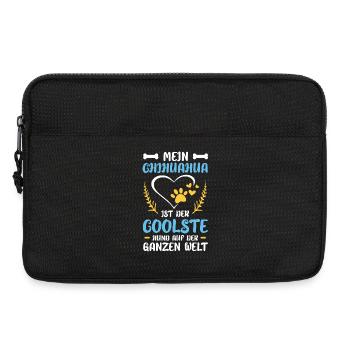 Mon Chihuahua est le chien le plus cool - Sacoche pour ordinateur portable 13 pouces - noir - Devant