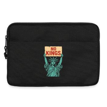 No Kings Patriotic Anti-Monarchy Liberty USA - Sacoche pour ordinateur portable 13 pouces - noir - Devant