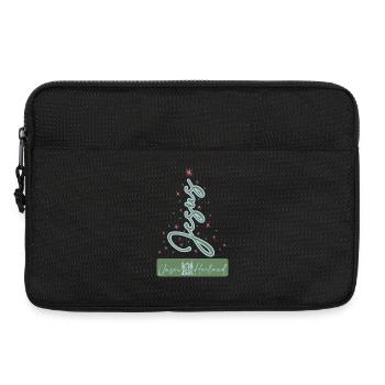 Our Saviour – Christmas Writing - Laptop bag 13" - black - Front