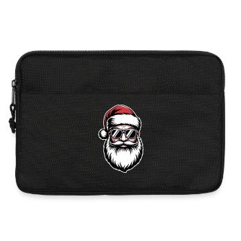 Cool Santa Claus with Sunglasses - Laptop bag 13" - black - Front