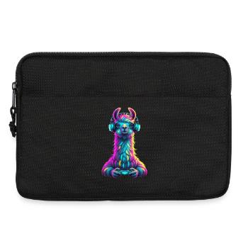 Llama Gaming Animal Video Games Funny Llama - Laptop bag 13" - black - Front