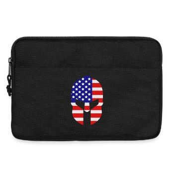 Spartan helmet usa - Laptop bag 13" - black - Front
