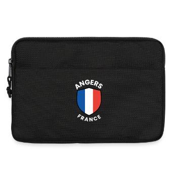 Angers France Shield Emblem - Laptop bag 13" - black - Front