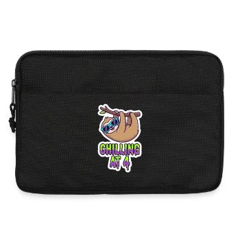 Chilling At 4 Sloth - Laptop bag 13" - black - Front