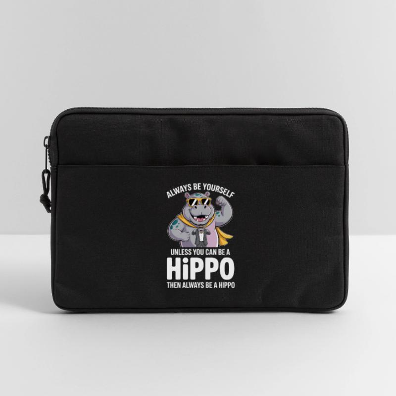 Sei immer du selbst, es sei denn, du kannst ein Nilpferd sein Laptoptasche 13"