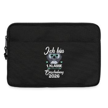 I am 1st grade school enrollment 2026 first grader - Laptop bag 13" - black - Front