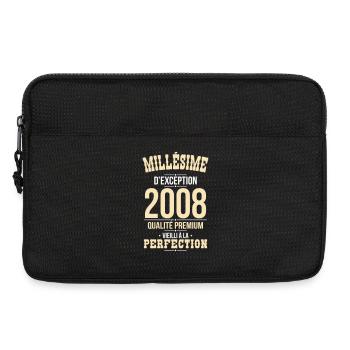 2008 – Exceptional vintage – Premium quality - Laptop bag 13" - black - Front