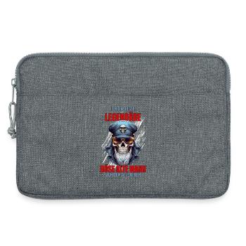 Je suis ce Vieil Homme Légendaire Maléfique - Sacoche pour ordinateur portable 13 pouces - gris chiné - Devant