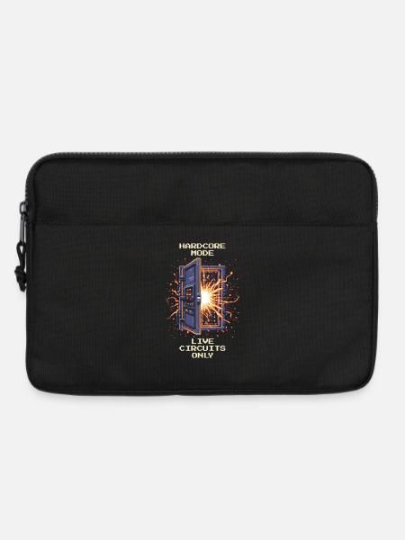 Hardcore: Nur unter Spannung | Elektriker - Laptoptasche 13" - Schwarz