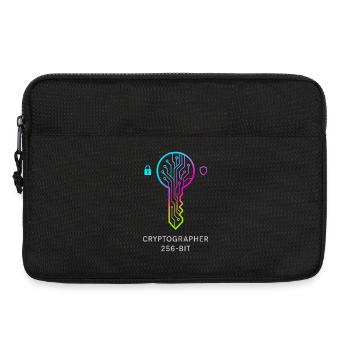 Experte für Kryptographie und 256-Bit-Sicherheit - Laptoptasche 13" - Schwarz - Vorne